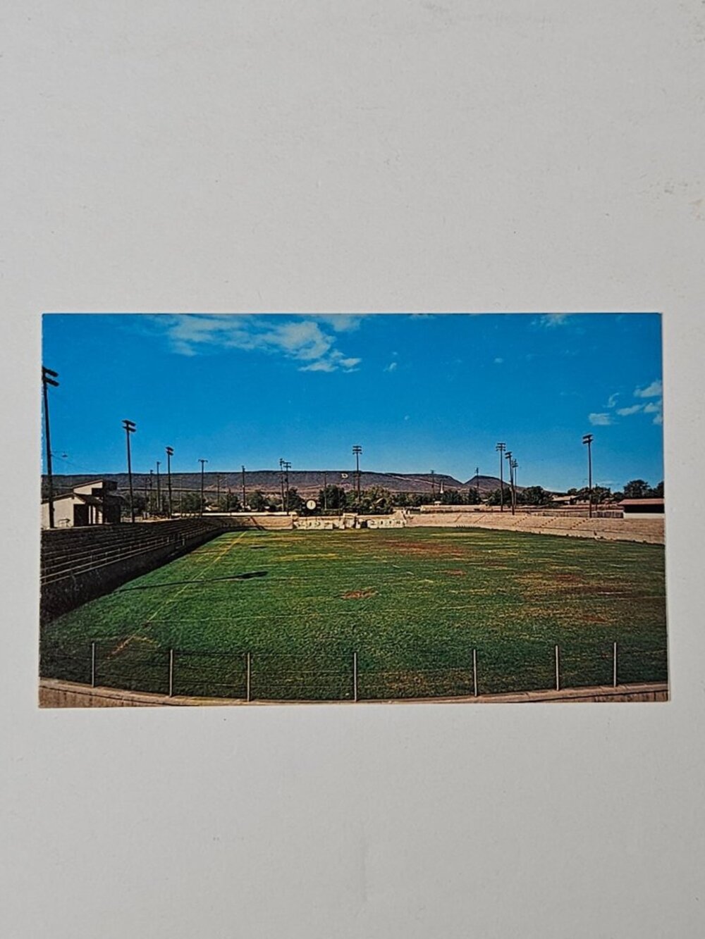 St George Utah Dixie Sun Bowl Football Field Postcard